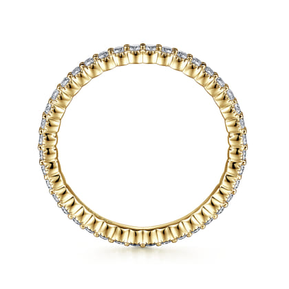 Giralda - 14K Yellow Gold Diamond Eternity Band