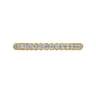 Eternity Band Wedding Ring in 14k Yellow Gold with Round Natural Diamond at Gabriel & Co.