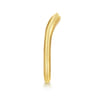 Curved Wedding Ring in 14k Yellow Gold with   at Gabriel & Co.