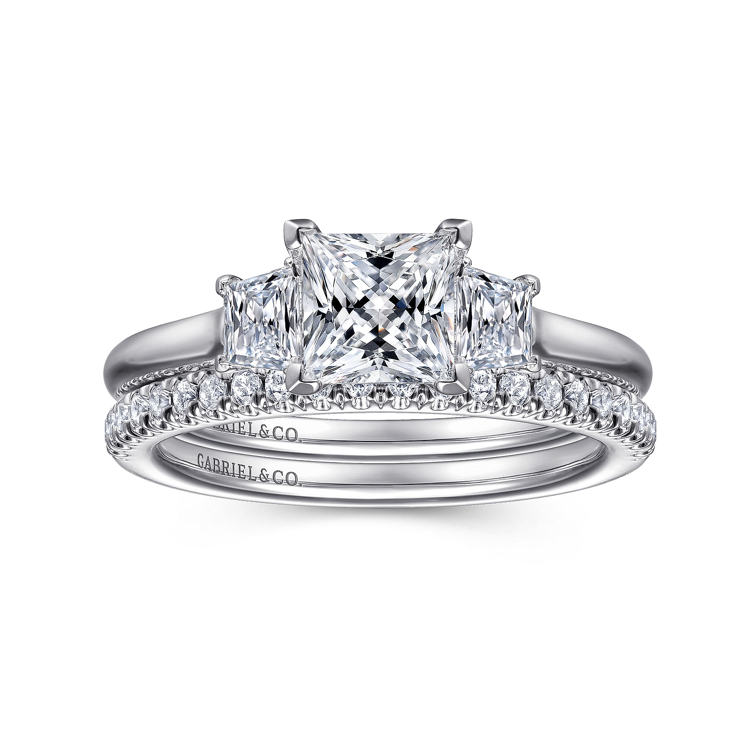 Princess Cut Engagement Rings | Princess Cut Diamond Ring | Gabriel & Co.