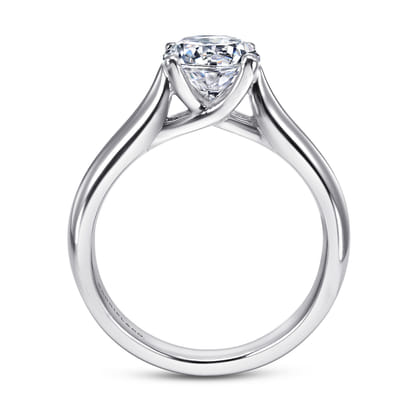 Helen - Platinum Round Diamond Solitaire Engagement Ring