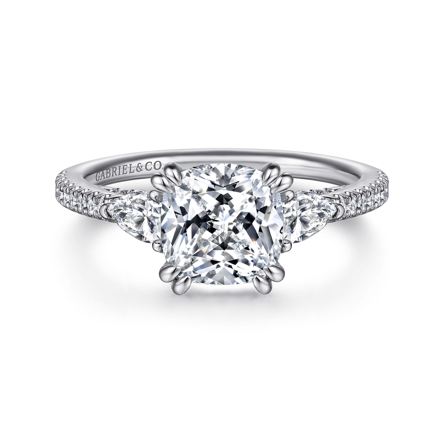 Holloway - 14K White Gold Diamond Engagement Ring