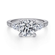 Holloway - 14K White Gold Diamond Engagement Ring