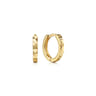 Huggie Earrings 14K Yellow Gold 12mm