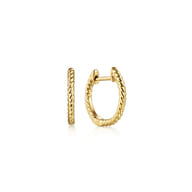 Huggie Earrings 14K Yellow Gold