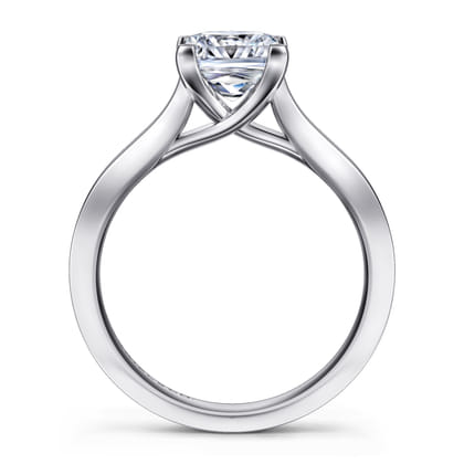 Hunter - 14K White Gold Princess Cut Diamond Engagement Ring