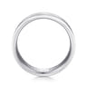Ian - 14K White Gold 6mm - Men's Wedding Band in Brushed Finish
