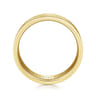 Ian - 14K Yellow Gold 6mm - Men's Wedding Band in Brushed Finish