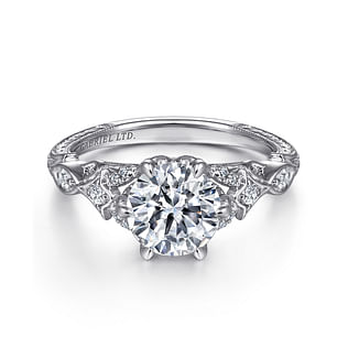 Indira---Vintage-Inspired-18K-White-Gold-Round-Diamond-Engagement-Ring1