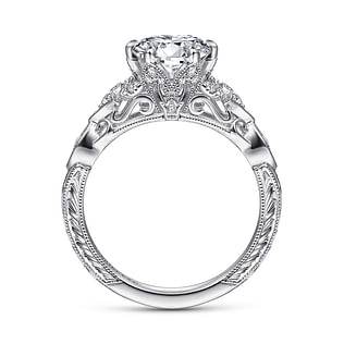 Indira---Vintage-Inspired-18K-White-Gold-Round-Diamond-Engagement-Ring2