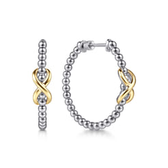 Infinity---14K-Yellow-Gold-and-925-Sterling-Silver-Bujukan-Infinity-Classic-Hoop-Earrings1