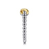 Infinity - 14K Yellow Gold and 925 Sterling Silver Bujukan Infinity Ring