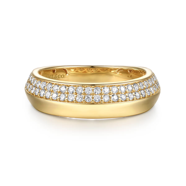 Sculptural Wedding Band