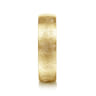 Isaac - 14K Yellow Gold 6mm - Men's Wedding Band in Diamond Brush Finish