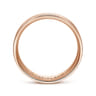 Jacob - 14K Rose Gold 6mm - Men's Wedding Band in Brushed Finish