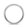 Jacob - 14K White Gold 6mm - Men's Wedding Band in Brushed Finish