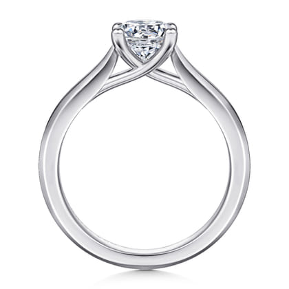 Jamie - 14K White Gold Round Diamond Engagement Ring