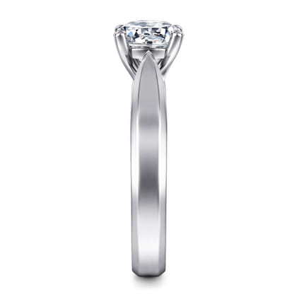 Jamie - 14K White Gold Round Diamond Engagement Ring