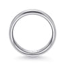 Jason - 14K White Gold 6mm - Men's Wedding Band in Sandblast Finish