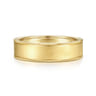 Jason - 14K Yellow Gold 6mm - Men's Wedding Band in Sandblast Finish