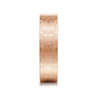 Jaxson - 14K Rose Gold 6mm - Brushed Finish Men's Wedding Band