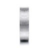 Jaxson - 14K White Gold 6mm - Brushed Finish Men's Wedding Band