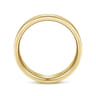 Jaxson - 14K Yellow Gold 6mm - Brushed Finish Men's Wedding Band