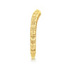 Curved Wedding Ring in 14k Yellow Gold with   at Gabriel & Co.