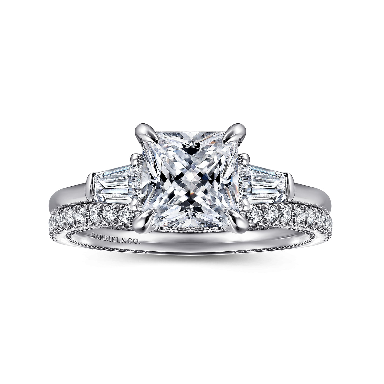 Princess Cut Engagement Rings | Princess Cut Diamond Ring | Gabriel & Co.