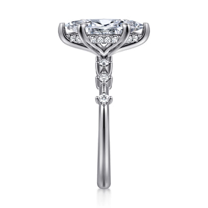 Joplin - 14K White Gold Marquise Shape Diamond Engagement Ring
