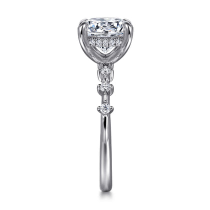 Joplin - 14K White Gold Round Diamond Engagement Ring