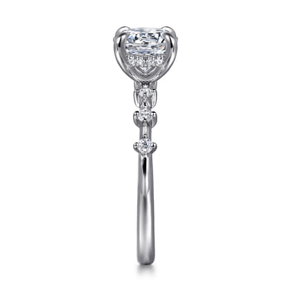 Joplin - 14K White Gold Round Diamond Engagement Ring