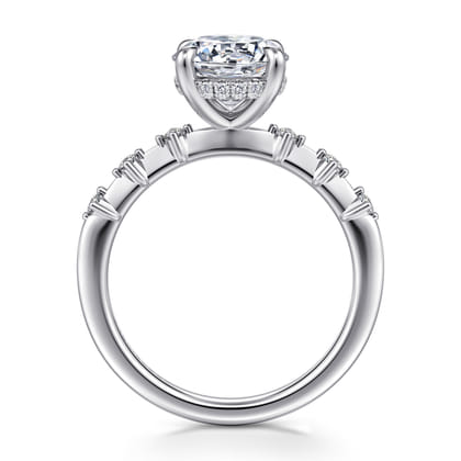 Joplin - 14K White Gold Round Diamond Engagement Ring