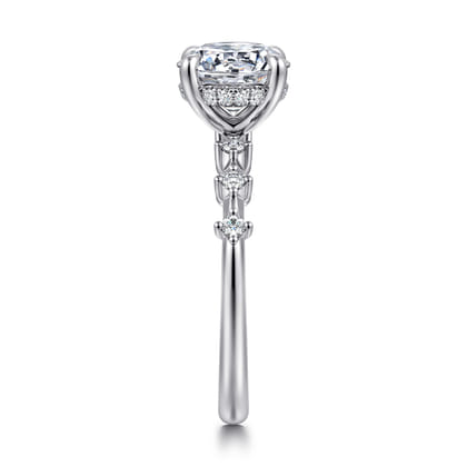Joplin - 14K White Gold Round Diamond Engagement Ring