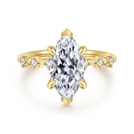 Joplin - 14K Yellow Gold Marquise Shape Diamond Engagement Ring