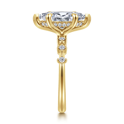 Joplin - 14K Yellow Gold Marquise Shape Diamond Engagement Ring