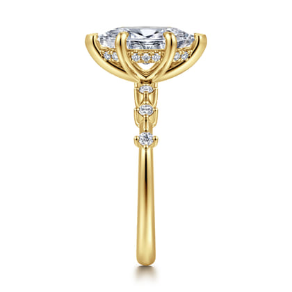 Joplin - 14K Yellow Gold Marquise Shape Diamond Engagement Ring