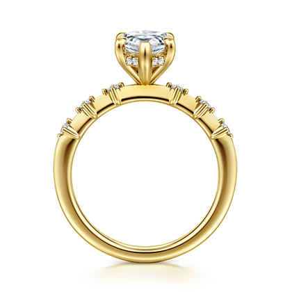 Joplin - 14K Yellow Gold Marquise Shape Diamond Engagement Ring