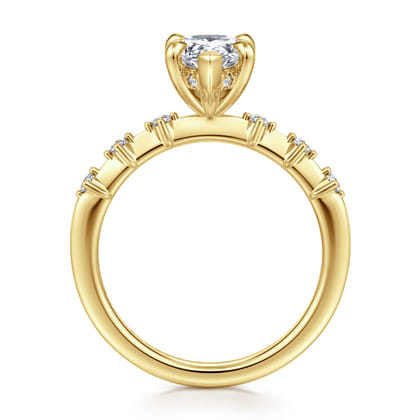 Joplin - 14K Yellow Gold Pear Shape Diamond Engagement Ring