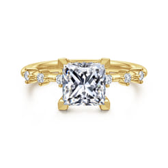 Joplin - 14K Yellow Gold Princess Cut Diamond Engagement Ring