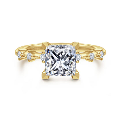 Joplin - 14K Yellow Gold Princess Cut Diamond Engagement Ring