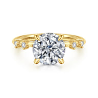 Joplin - 14K Yellow Gold Round Diamond Engagement Ring