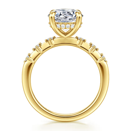 Joplin - 14K Yellow Gold Round Diamond Engagement Ring