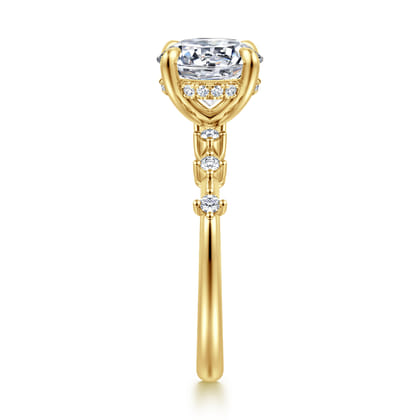 Joplin - 14K Yellow Gold Round Diamond Engagement Ring