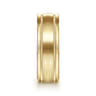 Joseph - 14K Yellow Gold 7mm - Men's Wedding Band in Satin Finish