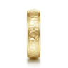 Joshua - 14K Yellow Gold 6mm - Hammered Finish Men's Wedding Band