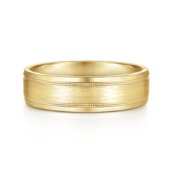 Josiah---14K-Yellow-Gold-6mm---Satin-Polish-Center-and-Milgrain-Edge-Men's-Wedding-Band1