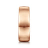 Kai - 14K Rose Gold 8mm Mens Wedding Band in High Polished Finish