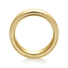 Kai - 14K Yellow Gold 8mm Mens Wedding Band in High Polished Finish