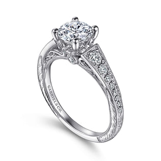 Kathryn---Vintage-Inspired-14K-White-Gold-Round-Diamond-Engagement-Ring3